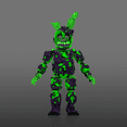 thumbnail image 2 of Action Figure: Five Nights at Freddy's - Toxic Springtrap (Glow), 2 of 5