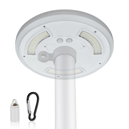 

WOOBOI Solar Flag Pole Light 111 LED 555 Lumen Super Bright Automatic Lamp Outdoor