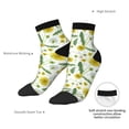 thumbnail image 6 of Fuzoiu Yellow Dandelions Print Adult Socks, Crew Moisture-wicking Socks, Unisex Cushion Crew Socks,Casual Sports Ankle Socks, 6 of 7