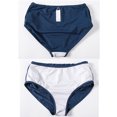 thumbnail image 2 of Women's Swim Bikini Bottom Ruched Soft Cozy Retro Knickers Athletic Swimsuit, 2 of 8