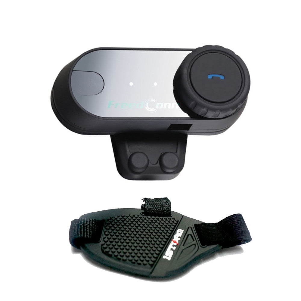 FreedConn Motocycle Helmet Waterproof Wireless Bluetooth Headset TCOM-VB; /FM  Radio/800M Intercom/2 Riders Intercom/ Moto Biking  Skiiing/ Boots  Protector;