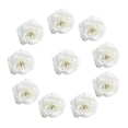 thumbnail image 2 of 10 Uds flores de Seda artificial cabezas de rosas Sunnimix para decoración Marfil 7 cm, 2 of 8