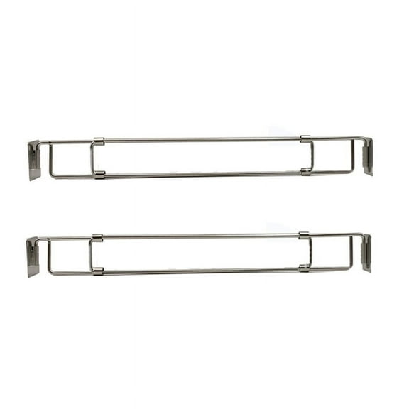 RV Secure Adjustable Bars, Stainless Steel Rods, Food&Drink Stabilizers for RV Refrigerator (2 Pack)