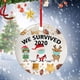 thumbnail image 1 of XWSHYW Adornos Colgantes Pieza de Adornos Navideños 2020, Adorno Colgante para Árbol de Recuerdo con Máscara de Papá Noel, 1 of 3