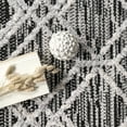 thumbnail image 6 of nuLOOM Ansley Moroccan Lattice Tassel Grey 10' x 14' Modern Area Rug, 6 of 9