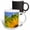 Multicolor, variant on 3drose, Photograph of the Corner of a Whimsical Sunflower. Its a Sunny Day., 11oz Mug