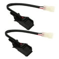 thumbnail image 2 of 1Pair Front Windshield Washer Nozzle Heated 6E0955986B Durable Anti Crack Rugged Replacement for Bora MK4 Bettle Cabrio, 2 of 8