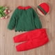 thumbnail image 3 of Conjunto de disfraz de elfo navideño para niñas pequeñas, conjunto de Papá Noel, pantalones y parte superior, ropa navideña para bebés, atuendo navideño para bebés de 3 a 4 años, 3 of 7