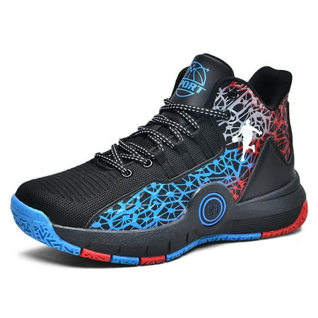 

Boys Casual Basketball Shoes Non-slip Lace-up Breathable Sneakers For Outdoor Sports
