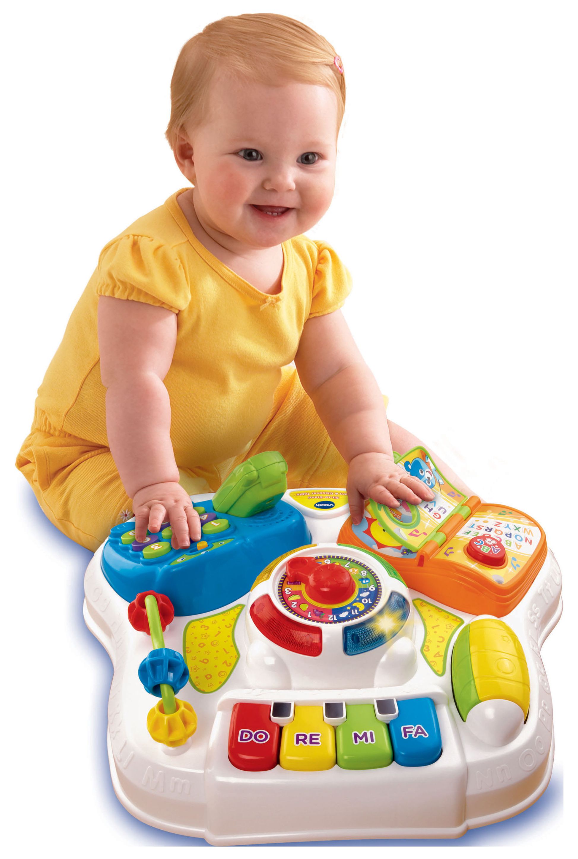 VTech Sit-to-Stand Learn and Discover Table, Activity Toy for Baby - image 3 of 9