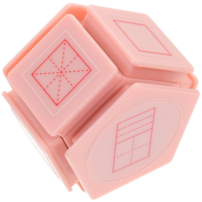 Handwriting Paper Line Stamp Seven-in-one Teaching Stamp Multi-function Teacher Stamp, Size: 6X5.5X4.5CM