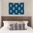 thumbnail image 4 of Kdxio Blue Owl Wall Hanging Tapestries Banner For Bedroom College Dorm Home Living Room Party Decor 29X37 In, 4 of 8