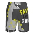 thumbnail image 6 of Naloa Cute Dinosaur Men's Beach Shorts, Surfing shorts, Swim trunks, Quick Dry Swim Trunks for Surfing Beach Fun - 3X-Large, 6 of 9