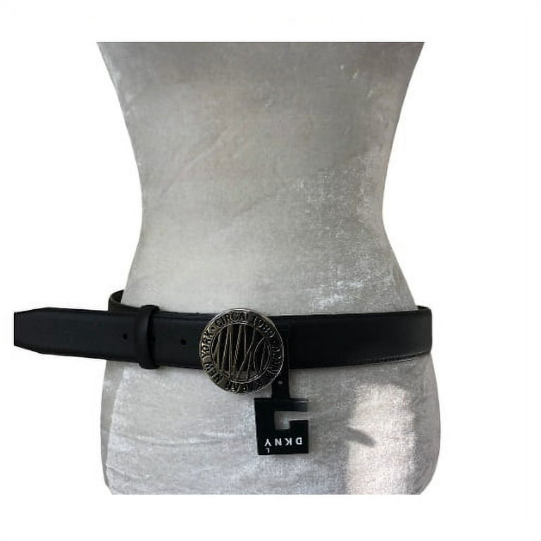 Logo-Buckle Leather Belt