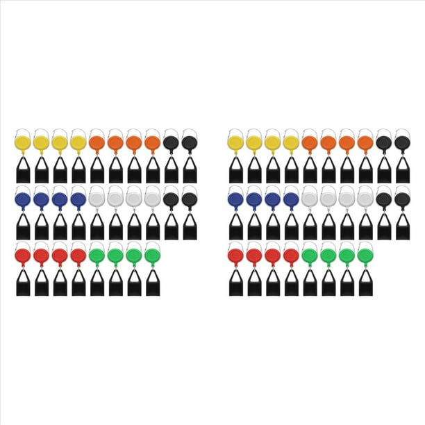 56 Llaveros RetráCtiles con Soporte para Encendedor, Colores Surtidos, Llaveros para Encendedor con un Solo Clip para Encendedor