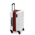 thumbnail image 7 of Securitech by Delsey, Slash Carry-on Expandable Spinner Luggage, White, 7 of 7