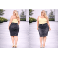 thumbnail image 7 of Jack David Blue Womens Plus Size Stretch Denim Jeans Skirt Modern Series, 7 of 7