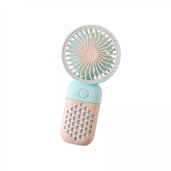Ventilador de mano,Ventiladores portátiles de mano Ventilador recargable por USB,Ventilador personal USB que enfría la cara y el cuello con soporte,Ventilador de mano para oficina Ventilador