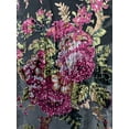 thumbnail image 5 of Peony Velvet Shawl with Fringe Beaded Shawl for Women Peacock scarf Handmade Beading Indian Wraps for women with Tassel, 5 of 6