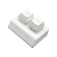 thumbnail image 1 of pitrice Copy and Paste 2 Key Keyboard Red Switches USB Mini 2 Key Keypad for Drawing White, 1 of 9