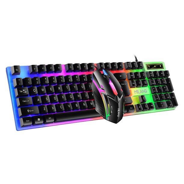 Portátil 1 Mecánico En 104 Teclas De Escritorio Y Juego Set Siente Ordenador 2 Teclado Teclado&