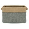 thumbnail image 3 of Sorbus Twill Storage Fabric Basket Organizer, Large, Collapsible, Set of 6, Gray, 3 of 6