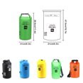 thumbnail image 3 of Sonducket Bolsa seca impermeable portátil 10L Color sólido reemplazo plegable Camping canotaje kayak Rafting canoa bolsa Mochilas de mochilero Verde Sonducket OD029667-02, 3 of 6