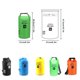 thumbnail image 4 of Advancent Bolsa seca impermeable de PVC, portátil, de un solo hombro, 10L, plegable, ajustable, para acampar, canotaje, kayak, canoa, paquete de Mochilas de mochilero Naranja, 4 of 6