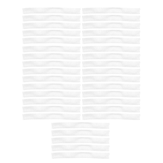 35 Bobinas De Encuadernación De Papel A4, 25,4 Mm De Diámetro, 48 Bucles, Lomos De Alambre En Espiral De Plástico De Paso 4:1, Capacidad De 215 Hojas(Blanco)
