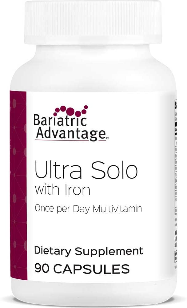 Ultra Solo with Iron Daily Multivitamin for Gastric Bypass Surgery and Sleeve Gastrectomy