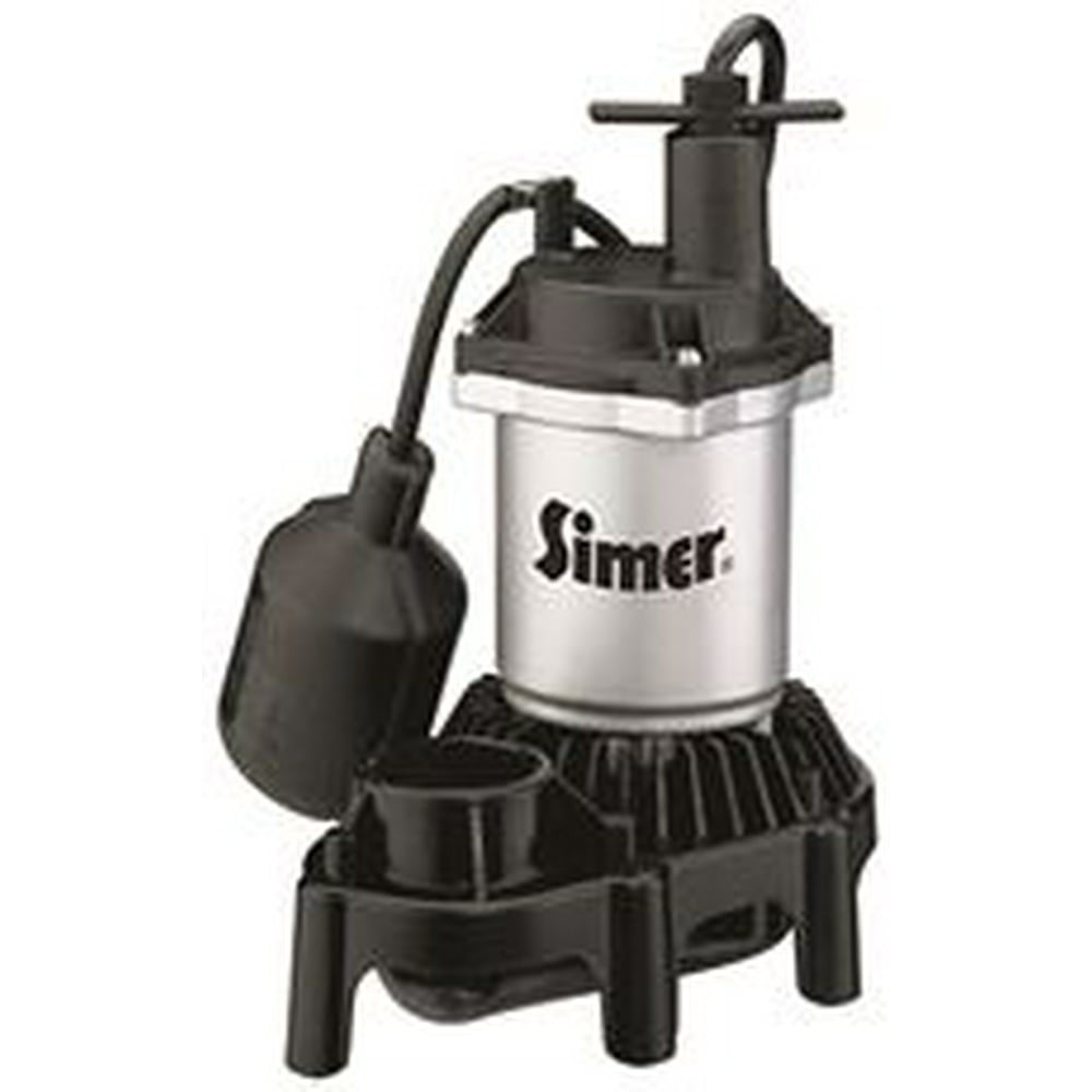 Pentair Water Pumps Zinc Sump Pump With Plastic Base, Tethered Switch