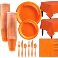 thumbnail image 3 of Tongliya 1 Set Plastic Monochrome Party Disposable Plastic Plate Cup Set Green 7 Inch Plastic Plate 10PCS, 3 of 9
