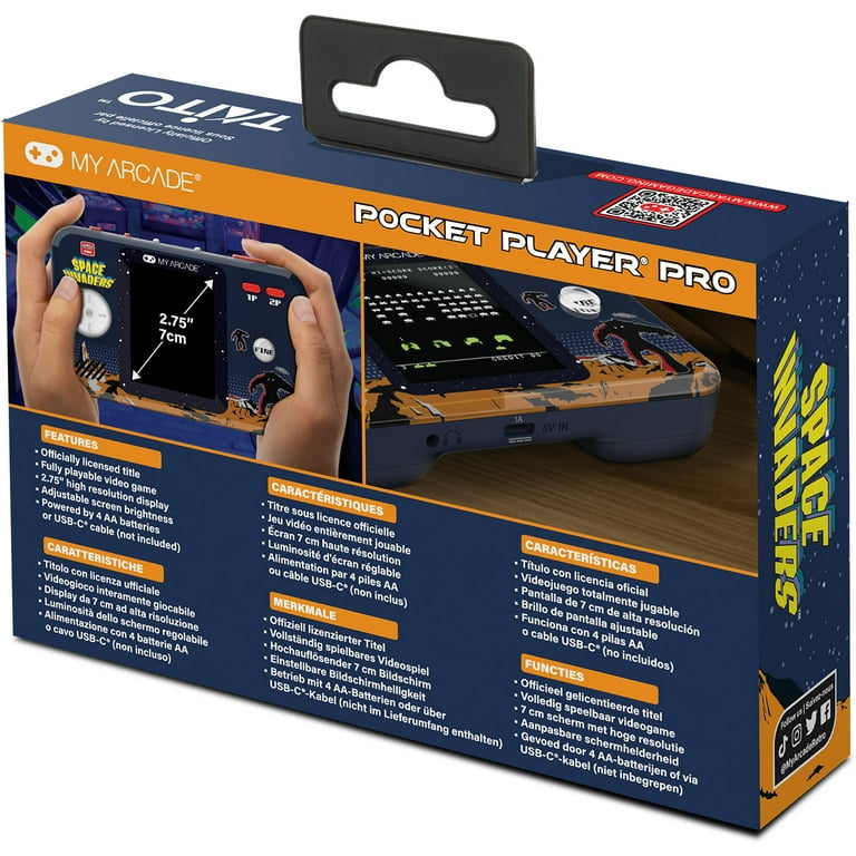 My Arcade - DGUNL-7006 Space Invaders Pocket Player Pro Handheld
