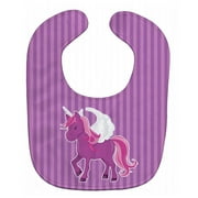 Caroline's Treasures Baby Bib, Purple Unicorn