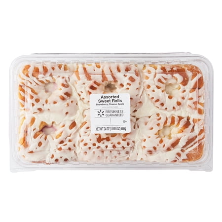 Freshness Guaranteed Assorted Whole Sweet Rolls, 24 oz, 6 Rolls