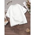 thumbnail image 2 of Camiseta blanca con estampado de dibujos animados de un adorable capibara bebiendo té de boba para niños. Algodón suave y duradero, cuello redondo y manga corta. Ideal para la diversión al aire libr, 2 of 6