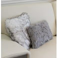 thumbnail image 3 of Luxe Belton Faux Fur Pillow | 2-Pack | 18"x18", 3 of 5