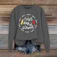 thumbnail image 2 of Holzkary Teacher Sweatshirt for Women Sweatshirt for Fall Winter Tops Oversized Tshirts Round Neck Colorful Teacher Crewneck Sweatshirt Teach Long Sleeve Pullover Shirt Tops Dark Grey Xl, 2 of 5