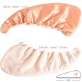 thumbnail image 3 of For Ultra Long Bonnet Wrap Absorbent Drying Fast Women Hair Girls Cap Towel Silk Satin, 3 of 6