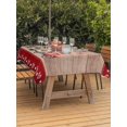 thumbnail image 2 of Outdoor Tablecloth with Umbrella Hole and Zipper, Roses Valentine's Day Rectangle Table Cloth 60x120 Inch Waterproof Tablecloth, Vintage Truck Love Heart Wooden Picnic Table Cover for Patio Camping, 2 of 7