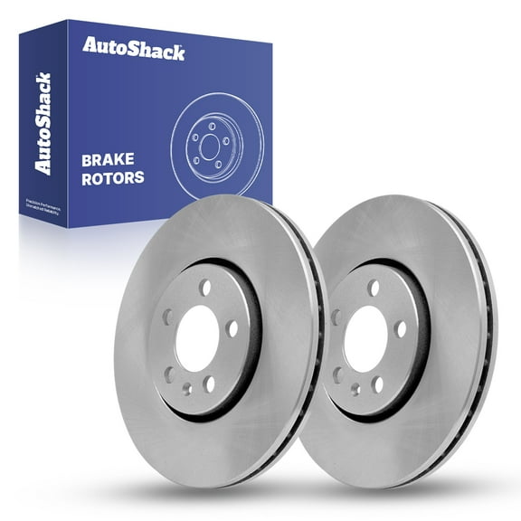 AutoShack Front Vented Brake Rotors 2-PC Set Replacement for 1998-2011 Volkswagen Beetle 2002-2012 Seat Ibiza 2011-2018 Audi A1 2001-2009 Seat Cordoba 1998-2004 Audi A3 11.32" (287.5 mm)