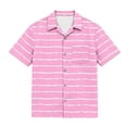 thumbnail image 4 of T-Shirt à Col Rabattu à Manches Courtes pour Garçons et Filles, Haut Imprimé Doux et Respirant pour Fête Décontractée, 4 of 8