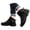 Black, variant on Steel Toe Boots for Men Waterproof Wide Width Resistant Safety Toe Sneakers Puncture Proof Durable Construction Work Shoes for Outdoor Industrial Use