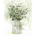 thumbnail image 2 of Robinson, Carol 15x18 Gold Ornate Wood Framed with Double Matting Museum Art Print Titled - Delicate Greenery II, 2 of 4