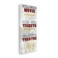 thumbnail image 3 of Vintage Cinema Projector Movie List Typography Graphic Art Gallery Wrapped Canvas Print Wall Art, 3 of 7