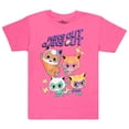thumbnail image 2 of Disney Super Kitties Girls Graphic Tees Short Sleeve T Shirts SuperKitties Girls Fashion T Shirt 2 Pack Girls Tops Clothing (Size XS-XL), 2 of 9