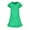 AT20-Green, variant on Inglocry Girls Summer Short Sleeve Dress A Line Swing Basic Skater Twirl Party Dresses 5-14 Years Dark Blue 13-14Y