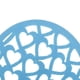 thumbnail image 4 of 1 paquete de artesanías de espuma en forma de corazón para vajilla, ventana, puerta, cortina de cadena, boda Azul Zulema Decoración colgante de forma de corazón, 4 of 8