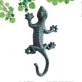 thumbnail image 2 of Metal Clothing Rack Wall Hook Hanging Decoration Wall Mounted Hanger Hook Gecko Wall Sculpture, 2 of 3