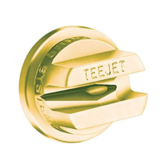 OC-06 TeeJet Off-Center Flat Spray Tip, Smaller Capacities, Brass